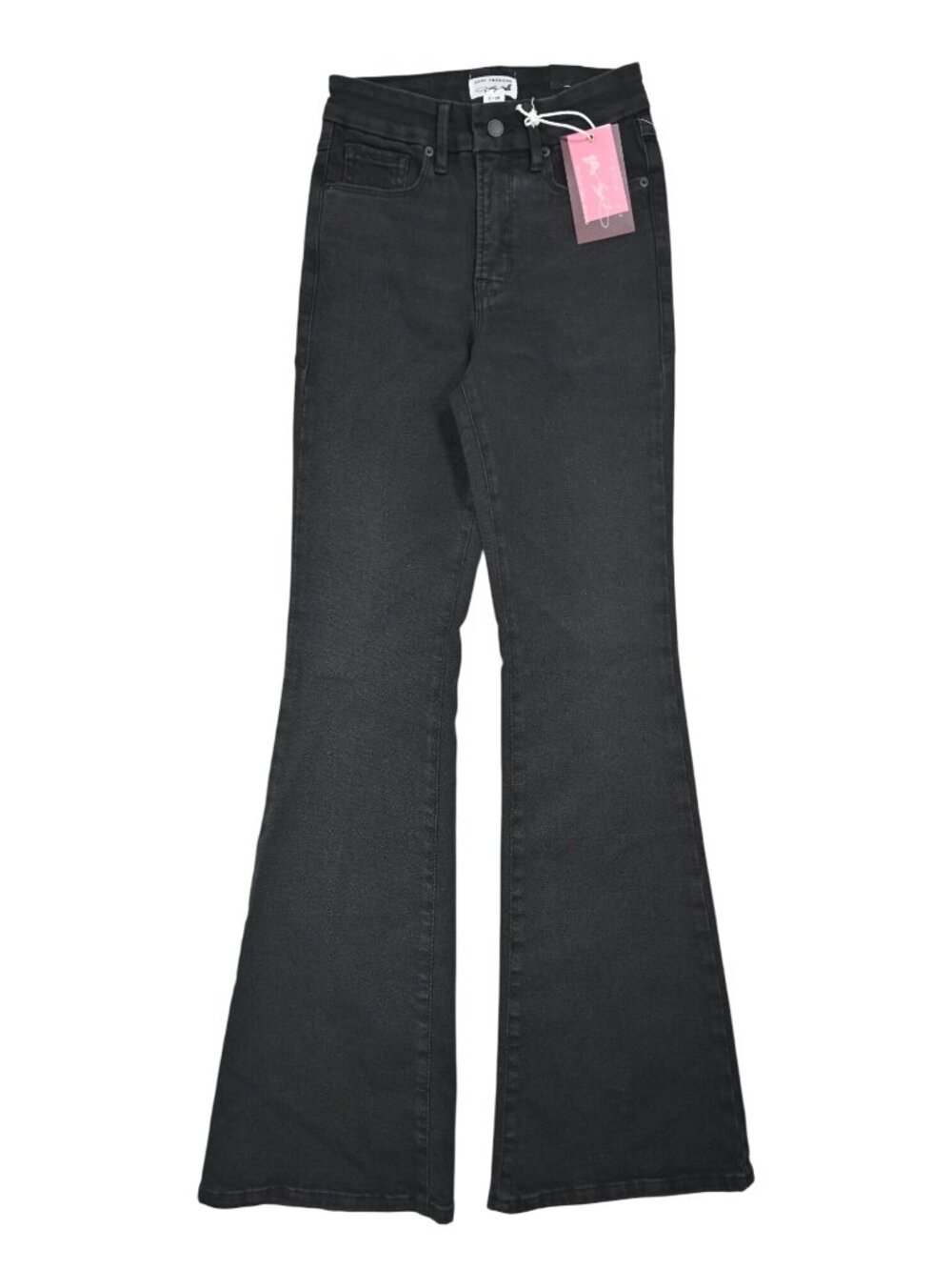 Good American x Dolly Joleans Flare Jeans in Black391